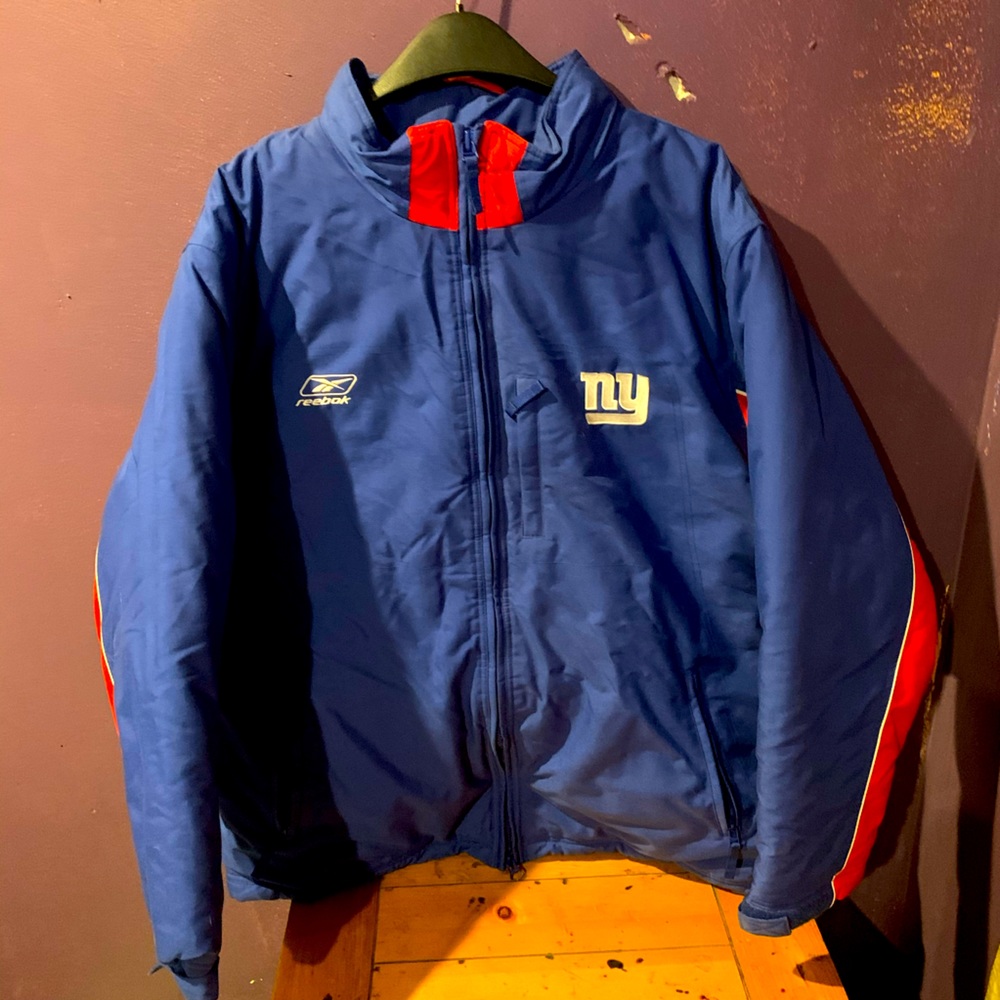 Vintage New York Giants Reebok extra heavy jacket